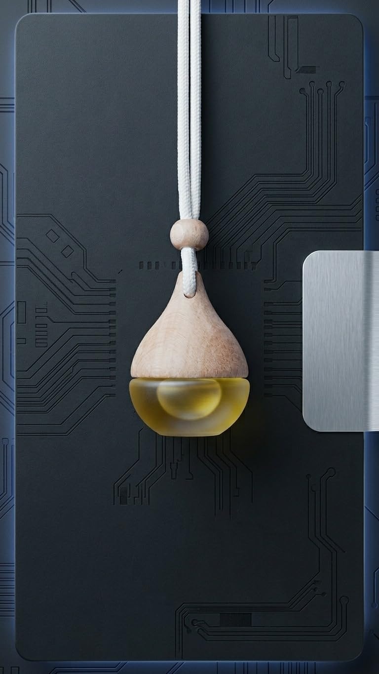 Natural Flower Ittar Hanging Car Perfume — Rose